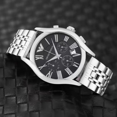 Men’s Chronograph Stainless Steel Watch © - Zambeel