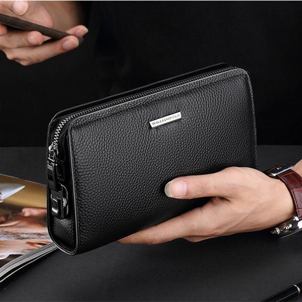 Men's Large - Capacity Wallet Male Clutch - Zambeel