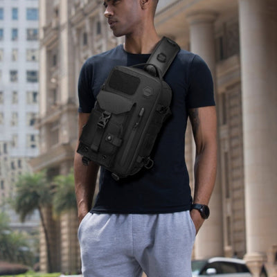 Men's Tactical Chest Sports Waterproof Crossbody Bag - Zambeel