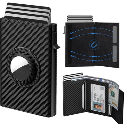 Men's Ultra - thin Smart Wallet Card Clamp - Zambeel