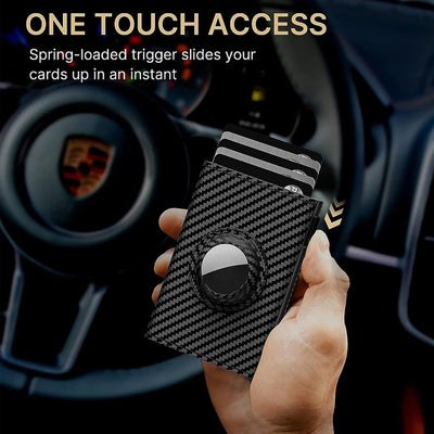 Men's Ultra - thin Smart Wallet Card Clamp - Zambeel