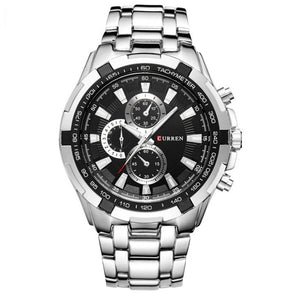 Men's Watch Business Steel Belt Quartz Watch - Zambeel