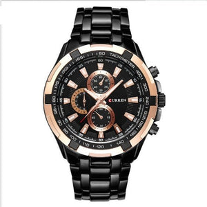 Men's Watch Business Steel Belt Quartz Watch - Zambeel