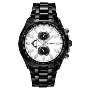 Men's Watch Business Steel Belt Quartz Watch - Zambeel