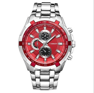 Men's Watch Business Steel Belt Quartz Watch - Zambeel