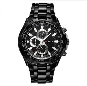Men's Watch Business Steel Belt Quartz Watch - Zambeel
