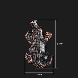Metal Creative Lighter Personalized Butane Inflatable Lighter Crocodile Shaped Windproof Lighter Cigarette Accessories - Zambeel