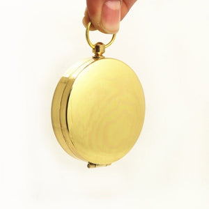 Metal Flip Compass Outdoor Compass Pocket Watch Copper Compass - Zambeel