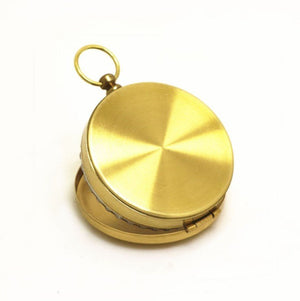 Metal Flip Compass Outdoor Compass Pocket Watch Copper Compass - Zambeel