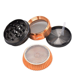 Metal Smoke Grinder Creative Mushroom Zinc Alloy Grinder - Zambeel