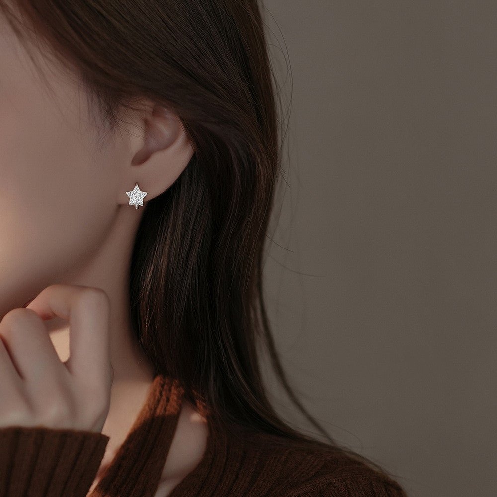 Micro Inlaid Zircon XINGX Earrings For Women - Zambeel