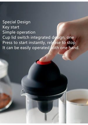 Milk Frother Milk Frother Latte Milk Frother Milk Frother Beverage Mixing Cup - Zambeel