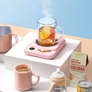 Milk Heating Insulation Base Desktop Digital Display Warming Pad - Zambeel