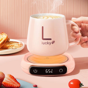 Milk Heating Insulation Base Desktop Digital Display Warming Pad - Zambeel