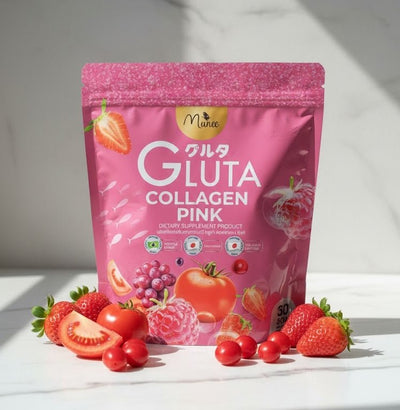 Minee - Gluta Collagen Pink Dietary Supplement - Zambeel