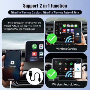 Mini 2 - in - 1CarplayUSB Interface Wireless Data - Zambeel