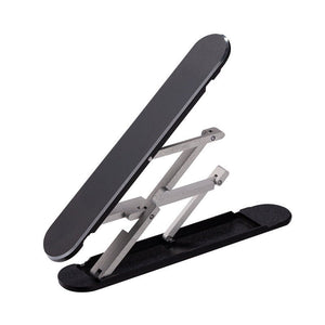 Mini Adjustable Foldable Tablet Support Stand for Playing Games Aluminum Alloy Steady Tablet Kickstand Anti - Slip Foldable - Zambeel