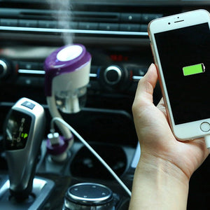 Mini Car Small Humidifier Aromatherapy Second Generation Car Humidifier Car Special With USB Humidifier Multi - color Optional - Zambeel