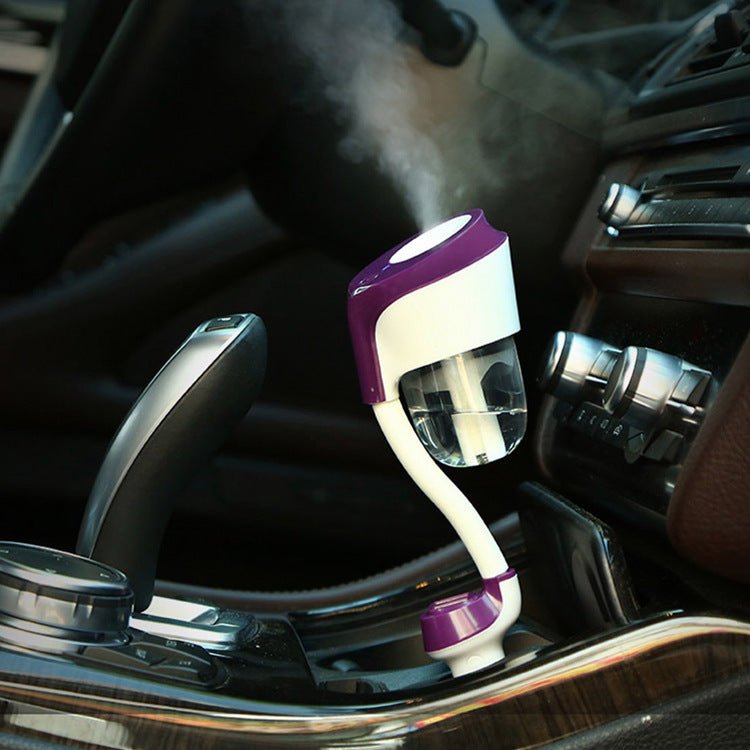 Mini Car Small Humidifier Aromatherapy Second Generation Car Humidifier Car Special With USB Humidifier Multi - color Optional - Zambeel