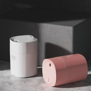 Mini Humidifier With LED Night Light, Cool Mist Humidifier, USB Personal Desktop Humidifier For Car Home Mini Mist Maker With Colorful Night USB Sprayer Essential Oil Diffuser Air Purifier - Zambeel