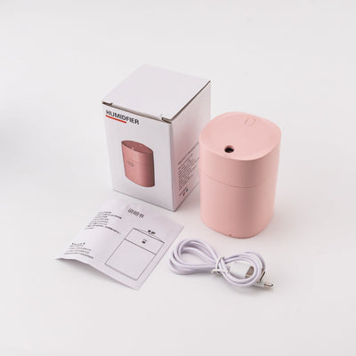 Mini Humidifier With LED Night Light, Cool Mist Humidifier, USB Personal Desktop Humidifier For Car Home Mini Mist Maker With Colorful Night USB Sprayer Essential Oil Diffuser Air Purifier - Zambeel