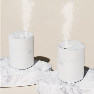 Mini Humidifier With LED Night Light, Cool Mist Humidifier, USB Personal Desktop Humidifier For Car Home Mini Mist Maker With Colorful Night USB Sprayer Essential Oil Diffuser Air Purifier - Zambeel