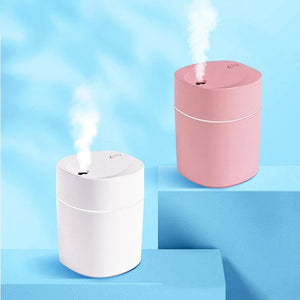 Mini Humidifier With LED Night Light, Cool Mist Humidifier, USB Personal Desktop Humidifier For Car Home Mini Mist Maker With Colorful Night USB Sprayer Essential Oil Diffuser Air Purifier - Zambeel