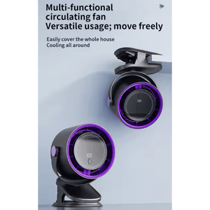 Mini LED Display Circulating Desk Fan - Zambeel
