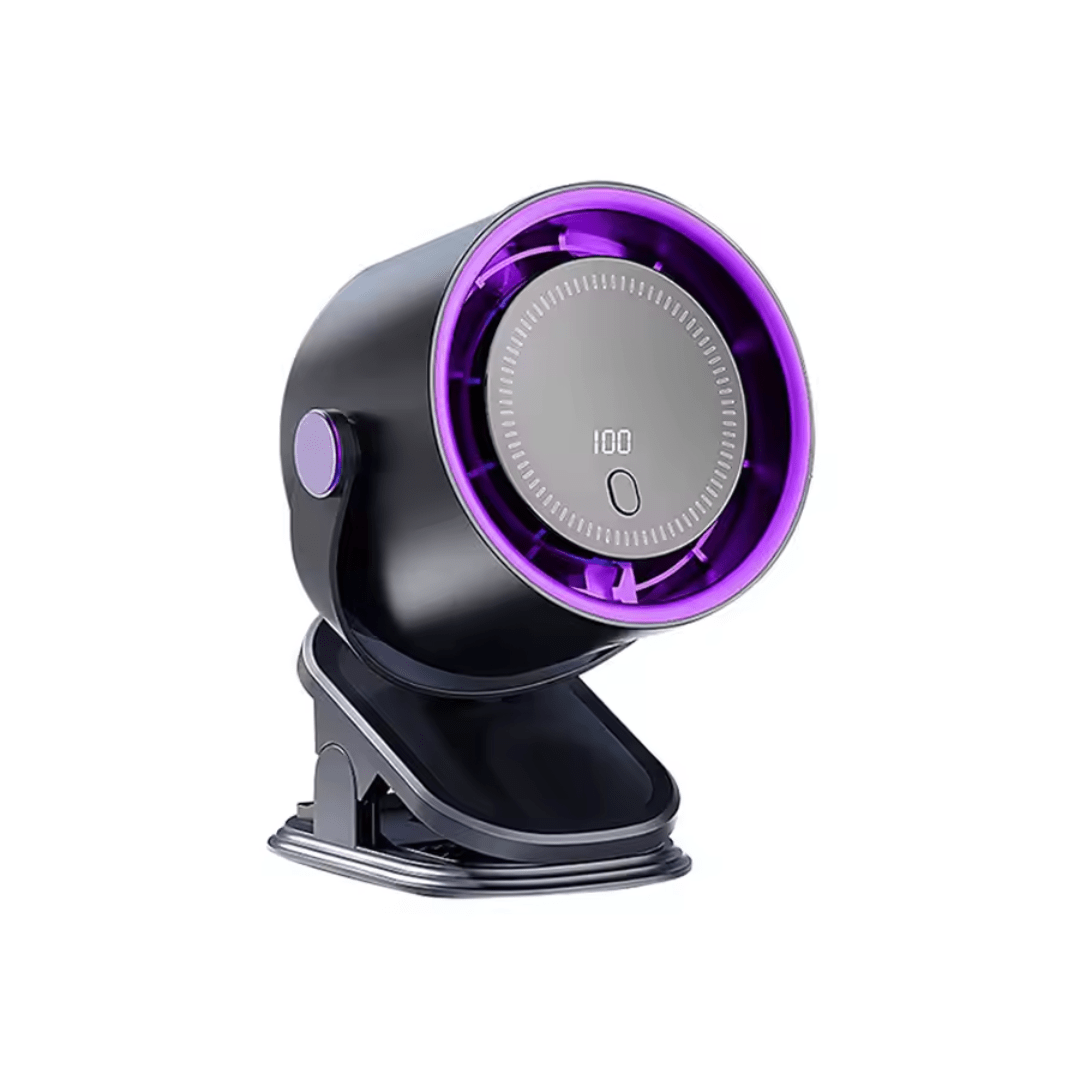 Mini LED Display Circulating Desk Fan - Zambeel