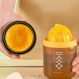 Mini Portable Manual Juicer Citrus Juicer Manual Lemon Squeezer Lime Orange Juicer Homemade DIY Fruit Orange Separating Juicer Fruit Separator Not Splash Semi - Transparent Non - electric Lemon Squeezer - Zambeel
