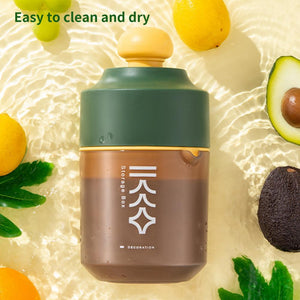Mini Portable Manual Juicer Citrus Juicer Manual Lemon Squeezer Lime Orange Juicer Homemade DIY Fruit Orange Separating Juicer Fruit Separator Not Splash Semi - Transparent Non - electric Lemon Squeezer - Zambeel