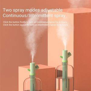 Mini Portable USB Air Humidifier Water Bottle Branch Ultrasonic Cool Mist Maker Fogger Humidificador Diffuser For Home Office - Zambeel