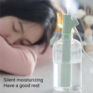 Mini Portable USB Air Humidifier Water Bottle Branch Ultrasonic Cool Mist Maker Fogger Humidificador Diffuser For Home Office - Zambeel