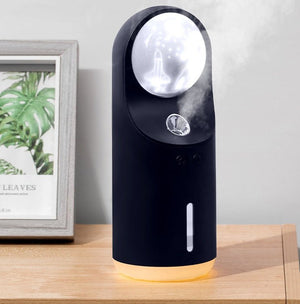 Mini Wireless Ultrasonic Air Humidifier Aroma Essential Oil Diffuser Cool Mist Maker Purifier With LED Night Lamp Projection - Zambeel