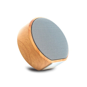 Mini Wood Bluetooth Speaker Portable Outdoor Wireless Support AUX TF - Zambeel