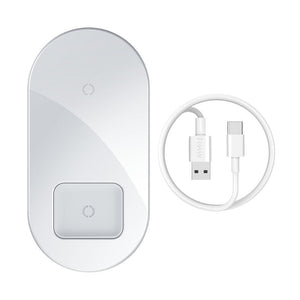 Minimalist 2 - In - 1 Wireless Charger Pro Version For Phones Pods - Zambeel