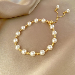 Minority Simple Affordable Luxury Fashion Bracelet Temperament Internet Influencer Pearl Bracelet Design Sense - Zambeel