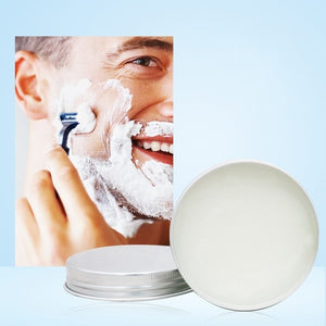 Mint Scented Men's Shaving Soap Shaving Cream Aluminum Boxed Foam Rich Gentle Handmade Shave Soap Shave Beard Cream - Zambeel