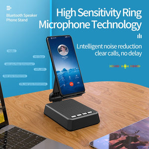 Mobile Phone Smart Broadcaster Stand Wireless Bluetooth Speaker Device HD Mic Strong Sound Field For Live Broadcast Desk Holder - Zambeel