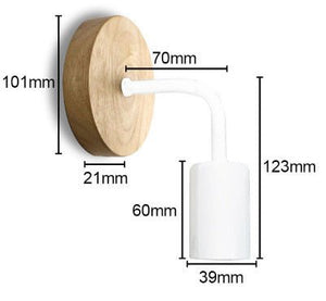 Modern Minimalist Wrought Iron Wall Lamp - Zambeel