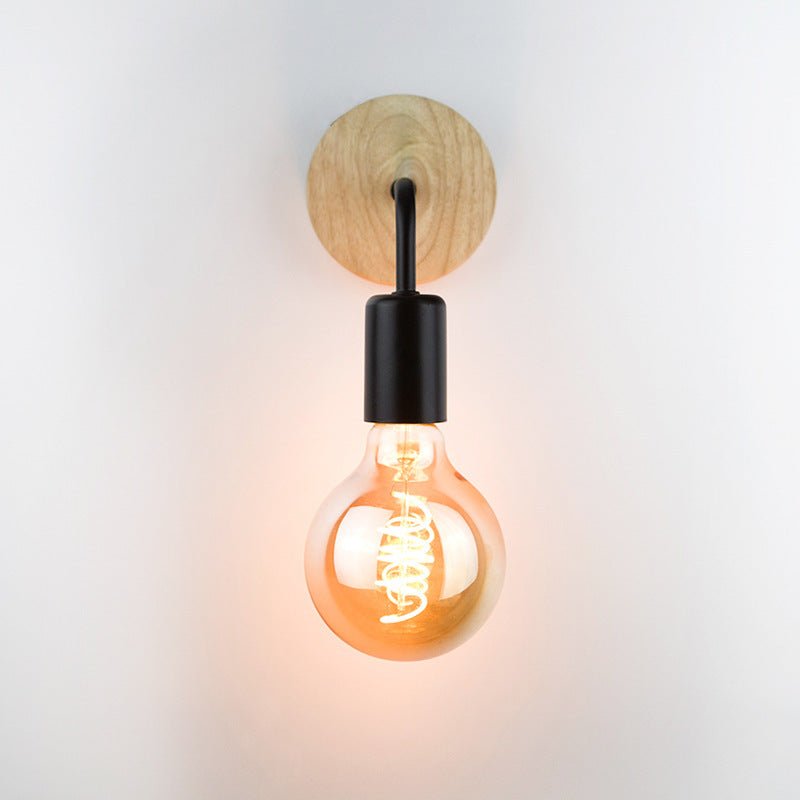 Modern Minimalist Wrought Iron Wall Lamp - Zambeel