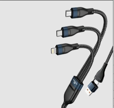 Moogmax - 3 - in - 1 Multi - Output Charging Cable (Original) - Zambeel