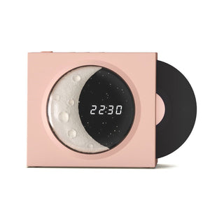 Moon Clock Bluetooth Speaker Vinyl Nostalgic Feelings High Volume Small Speaker - Zambeel