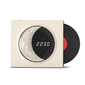 Moon Clock Bluetooth Speaker Vinyl Nostalgic Feelings High Volume Small Speaker - Zambeel