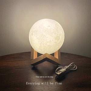 Moon Rechargeable Small Night Lamp - Zambeel