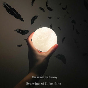 Moon Rechargeable Small Night Lamp - Zambeel