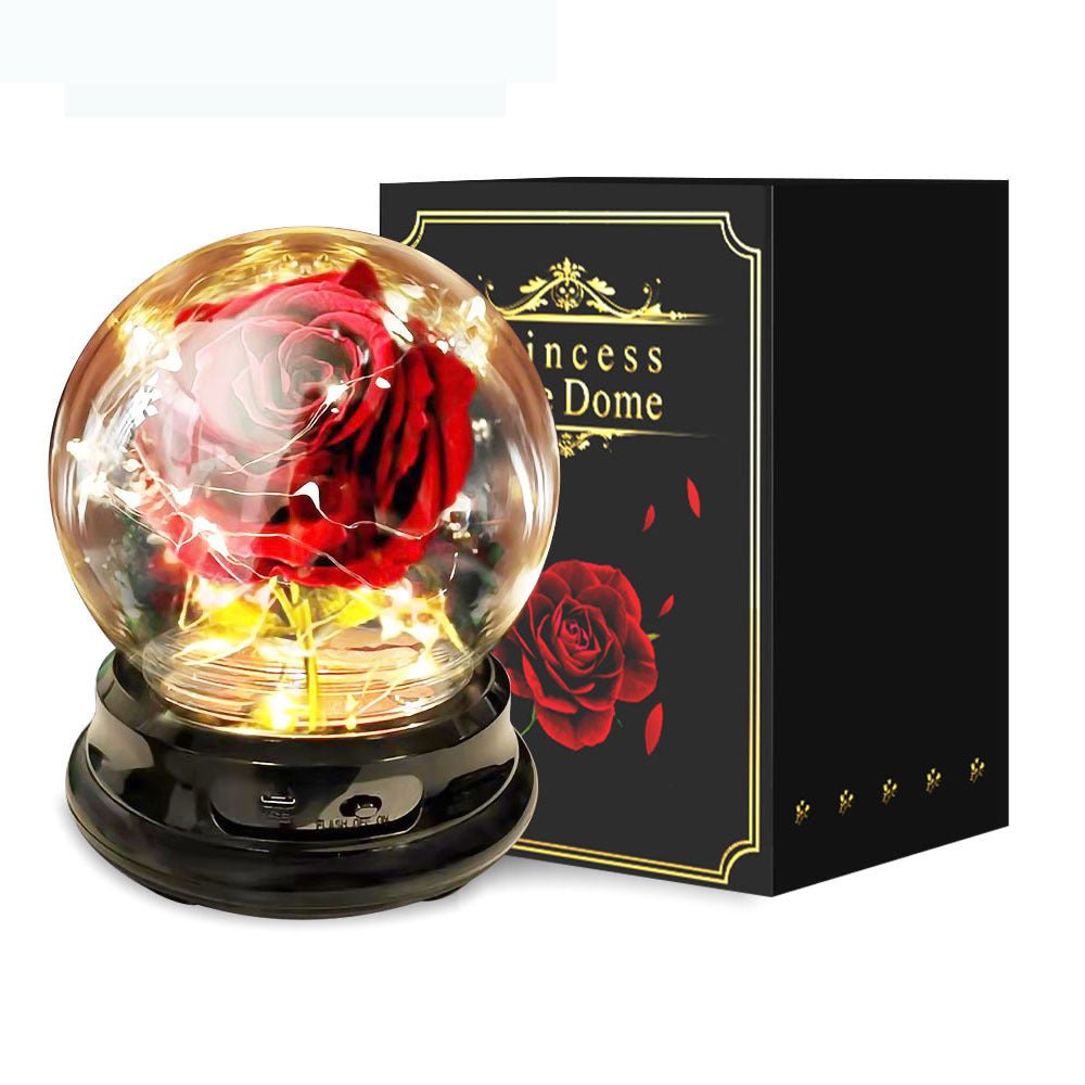 Mother Day Gift Dried Flowers Eternal Real Rose Home Decor - Zambeel