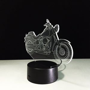 Motorcycle 3D Night Light - Zambeel