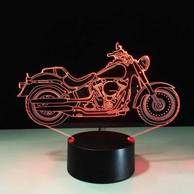 Motorcycle 3D Night Light - Zambeel