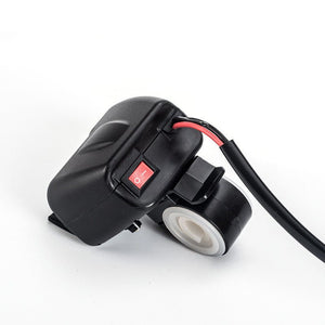 Motorcycle Car Mobile Phone Charger Waterproof With Switch - Zambeel